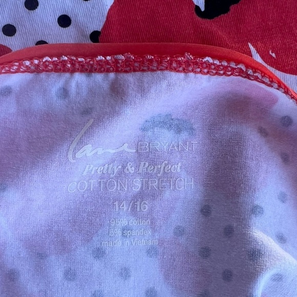 Lane Bryant Tank Top Bundle - Size XL 14/16 - Stretch Floral Polka Dot - Picture 5 of 6